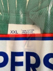 Vintage 1994 Bloopers Pocket T-Shirt Size 2XL Green Made In USA Irregular