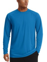 UPF50+ Men’s Long Sleeve Shirts Sun Block Quick Dry Workout Hiking Fishing Shirt