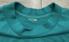 Vintage Florida Seashell Fish Shirt Adult Large Blue Ocean 80’s Single Stitch