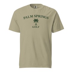Palm Springs Golf Shirt Vintage Tee Mens Golf Gift Dad Casual Premium