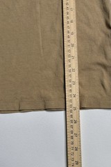 Fjallraven Hiking Outdoor Trek TShirt Beige Logo Tee Mens Small