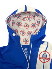 Carroll Shelby American Blue Two Stripe Waterproof Windbreaker
