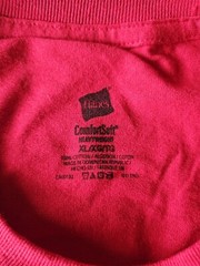 McDonalds Happy Holidays Mens T-Shirt XL Red Crew Worker Christmas Lights Shirt