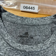 Adidas Aeroready Creator Tee Montgomery Bowl Men’s Size 2XL Solid Gray T-Shirt