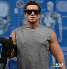 Screen Accurate TERMINATOR Dotted Sleeveless Shirt, Arnold Schwarzenegger, T-800