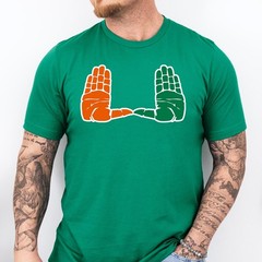It’s all about the U | Miami Football Soft Ring Spun Pre-Shrunk Cotton T-Shirt