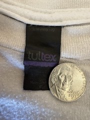 Tultex XL White Crew Neck Long Sleeve Graphic T-Shirt USTA League 2021