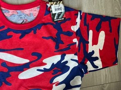 ROTHCO Mens Red White Blue Camo T-Shirt Camouflage Military Tee Patriotic USA