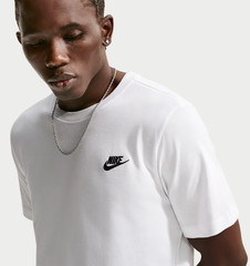 Nike Men’s Sportswear Club T-Shirt Crewneck Black NWT AR4997-014 Sz S/M/L/XL/XXL