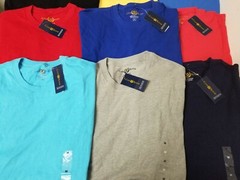 New Mens Club Room 100% Cotton Crew Neck Shirt. 9 colors to choose. Retail 19.50