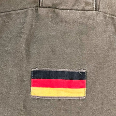 Vintage West German Army Bundeswehr Field Shirt / Olive Drab / Issued / Sm-L