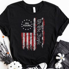 250 Years America Freedom Anniversary Independence Day Patriotic T-Shirt