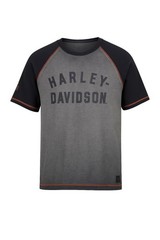 Harley-Davidson Men’s Iron Bond Raglan Tee, Gray – 99001-23VM