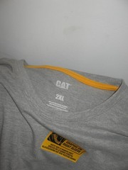 2 XL Caterpillar Men Trademark Banner Long Sleeve Apparel Accessories Cotton