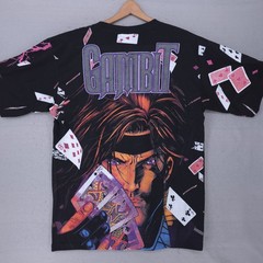 Gambit X-Men Marvel Shirt Mens XL AOP Modern Crown Tag All Over Print