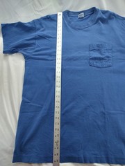 Vintage 90s BVD Selvedge Pocket T-Shirt XL Single Stitch USA Made Blue