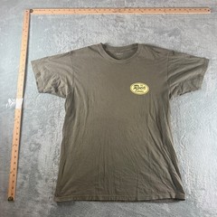 RVCA Mens T-Shirt Large Olive Green Short Sleeve VA Balance Of Opposites Tee