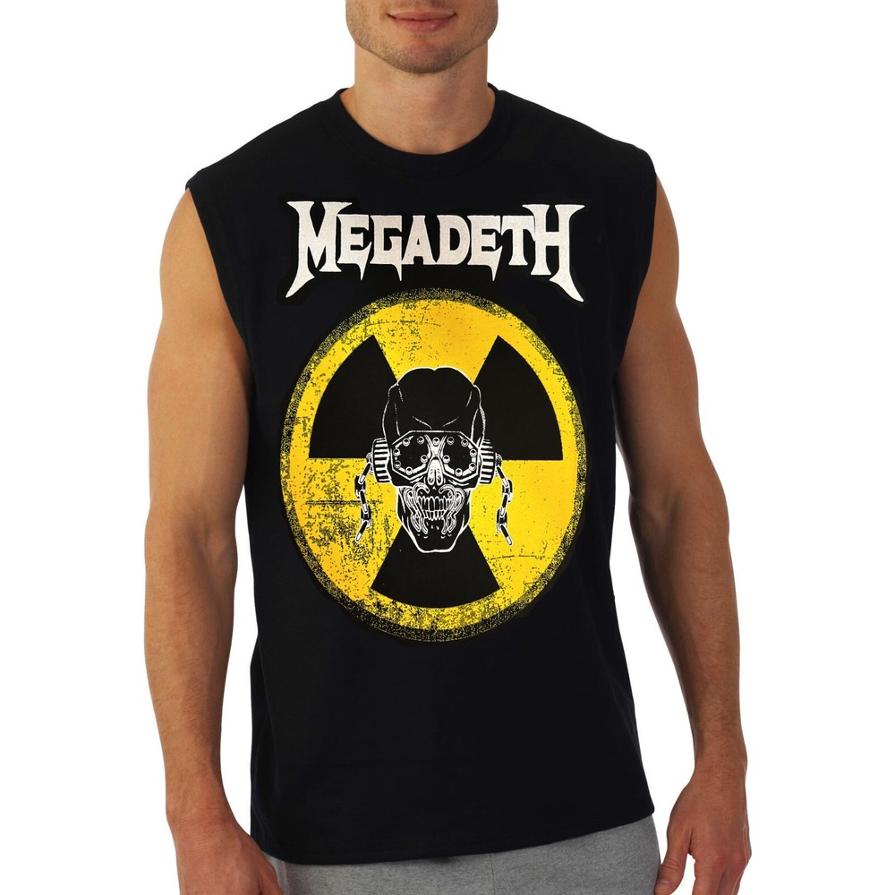 MEGADETH ROCK BAND BLACK MUSCLE SHIRT