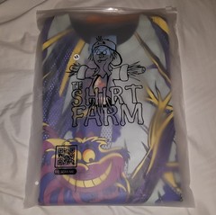 NWT The Shirt Farm Alice In Wonderland Cheshire AOP Tee T-Shirt Men’s M Disney