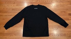 Fear of God Essentials Long Sleeve Shirt Size L Used Black FOG