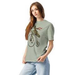 Penny Farthing Praying Mantis T-Shirt Comfort Colors Premium Cotton Tee S-4XL