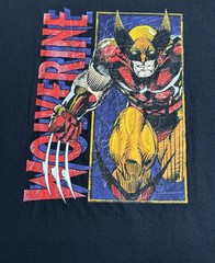 Marvel Wolverine Men’s Short Sleeve Panel Bust Black Graphic T-Shirt M ( 38-40)