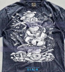 Frog Musician Toad Band Music Animal Comfort Tee