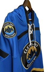 Cleveland Monsters AHL Hockey Embroidered Lace Hoodie