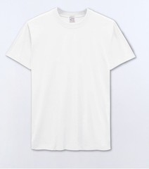 Premium 100% Cotton Classic White T-Shirt | Soft Comfy Crew Neck