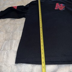Nike T Shirt Mens M Black Air Jordan Jumpman 90s Y2K Hip Hop Basketball Logo