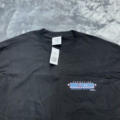 Vintage 7.62 Design T Shirt Operation Iraqi Freedom Black Freedom Restored
