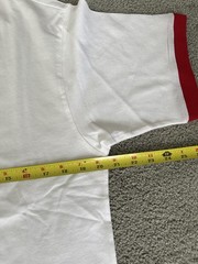 Levis Beyoncé Collaboration Ivory White Red T Shirt Limited Edition Small New