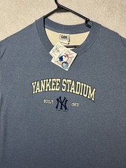 New 2007 NY New York Yankees Yankee Stadium Men’s Blue Large Baseball t-Shirt