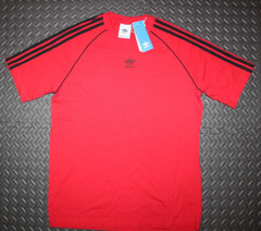NEW MENS ADIDAS ORIGINALS SUPERSTAR 3 STRIPES TREFOIL SHIRT ~SIZE LARGE #IR9449