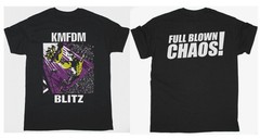2 Sides KMFDM Band BLITZ Album S-5XL Heavy Cotton Black T Shirt HS326