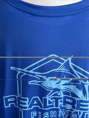 Realtree Marlin Tee T-Shirt Men’s Sz XL Hunting Royal Blue Running Walking Gym