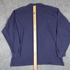 Vintage FUBU Shirt Mens Large Blue Long Sleeve Collection Hip Hop Streetwear Y2K