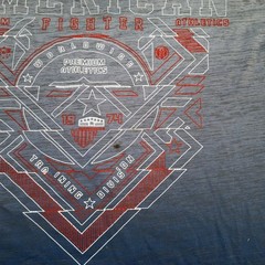 American Fighter Mens XL Premium Athletics Double Side Graphic ● See Note
