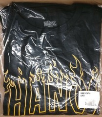 Avengers Endgame Shirt Thanos Flames Infinity Stones Marvel Tee Size Small-XXL
