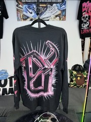 Evil Vice Love or Lust Men’s L Black Crew Neck Long Sleeve Graphic T-Shirt