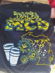 That’s A Awful Lot Of Cough Syrup MCD Michigan T-Shirt Navy/Yellow