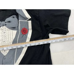 Vintage 1980s Fruit of the Loom Tuxedo Bowtie Graphic Formal Tee Shirt Men’s L