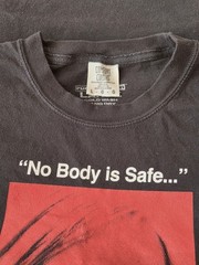 Rucking Fotten Possessor No Body Is Safe T-Shirt Large Black Crewneck EUC