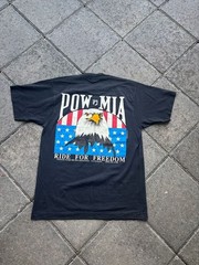Vintage 1991 Rolling Thunder POW-MIA New York City T-Shirt Screen Stars Best