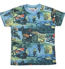 Screen Accurate FIGHT CLUB MOTOCROSS T-shirt Tyler Durden size L Mens fashion