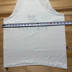 Vintage 80s 90s Mickey Mouse Baby Bobology Racerback Tank Top USA Made Youth XL