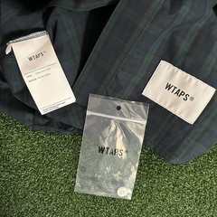 WTAPS Broadcloth Black Watch Check Shirt In Green Men’s (3) Large