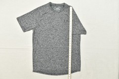 Under Armour Men’s Size M Gray Heather Tech Tee Short Sleeve Raglan Athletic Shi