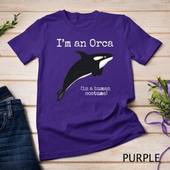 Orca Killer Whale Costume I’m an Orca in a Human Costume Unisex T-shirt