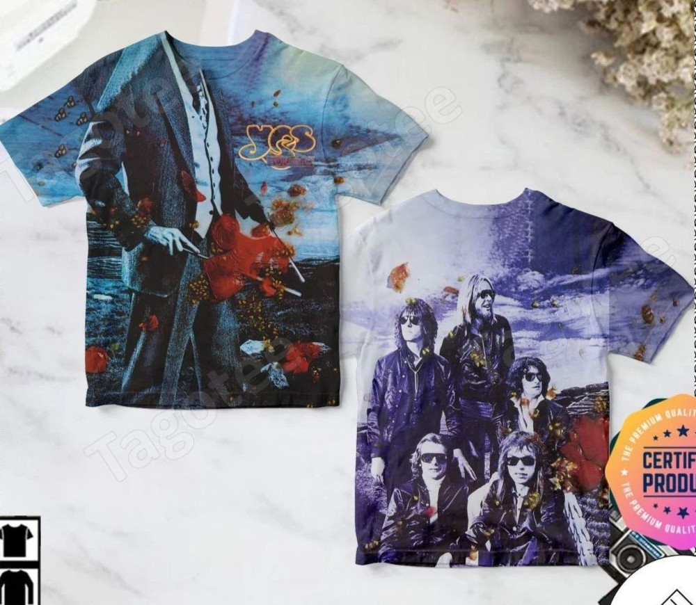 New Yes Tormato Album 3D All Over Print T-Shirt full size ED843